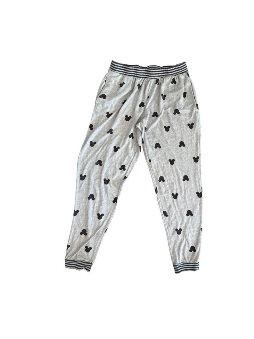Disney Mickey Mouse Gray Jogger Lounge Pants Medium - Picture 3 of 4